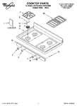 Diagram for 01 - Cooktop Parts