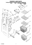 Diagram for 04 - Freezer Liner Parts