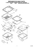 Diagram for 03 - Refrigerator Shelf Parts