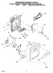 Diagram for 08 - Dispenser Front Parts