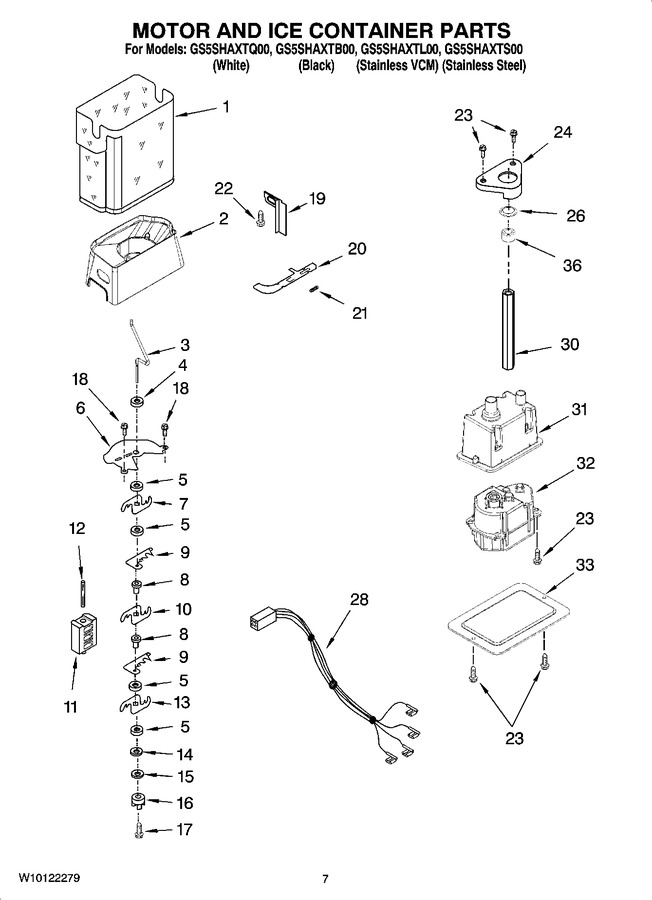 Diagram for GS5SHAXTB00