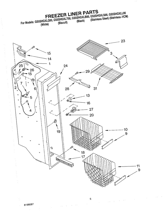 Diagram for GS5SHGXLB00