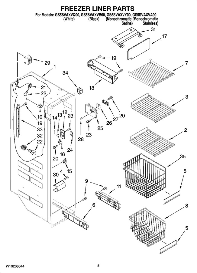 Diagram for GS5SVAXVA00