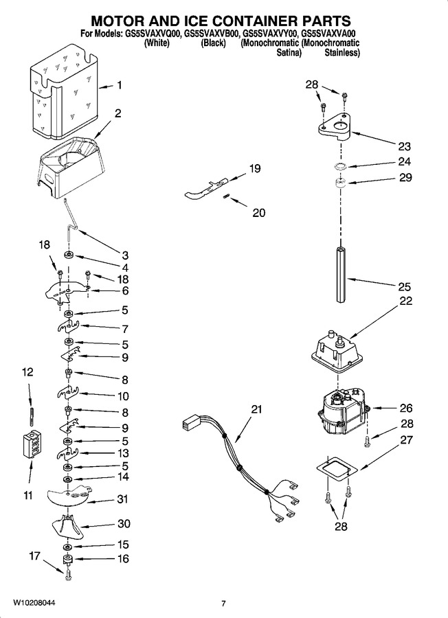 Diagram for GS5SVAXVY00