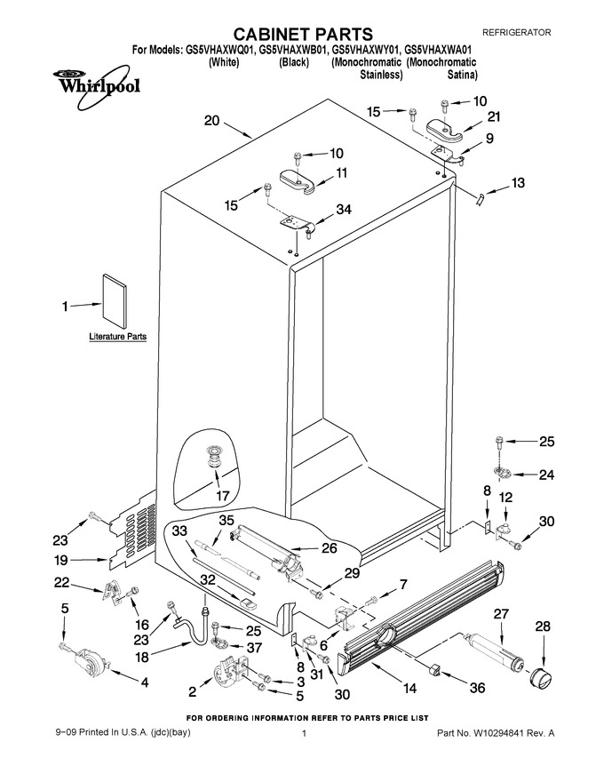 Diagram for GS5VHAXWQ01