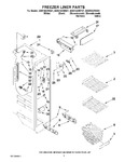 Diagram for 04 - Freezer Liner Parts