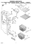 Diagram for 04 - Freezer Liner Parts