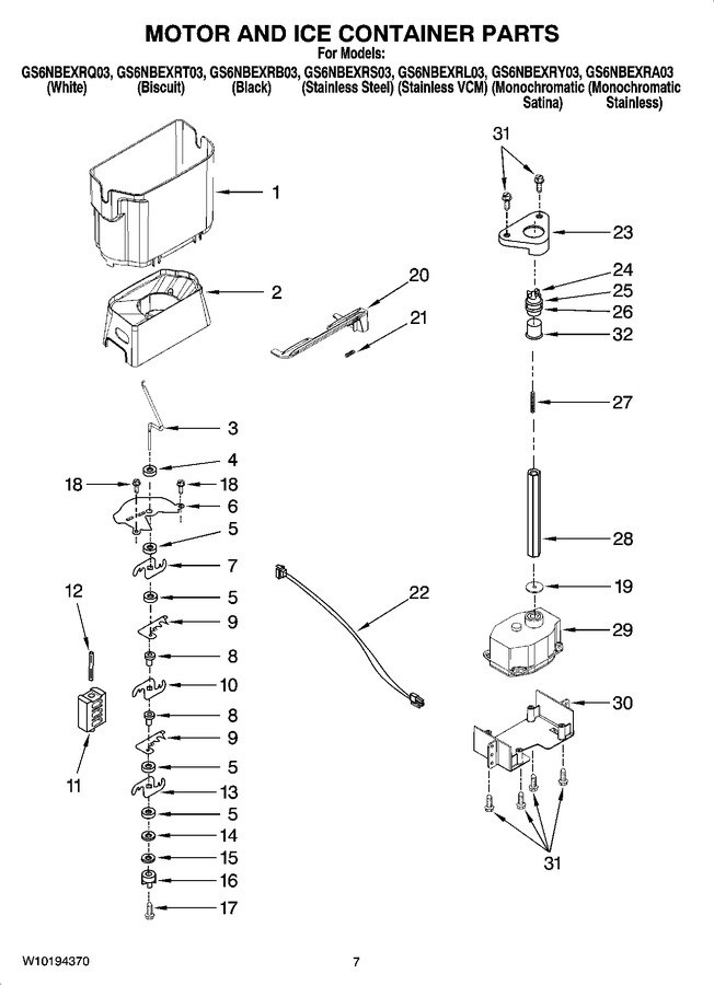 Diagram for GS6NBEXRA03