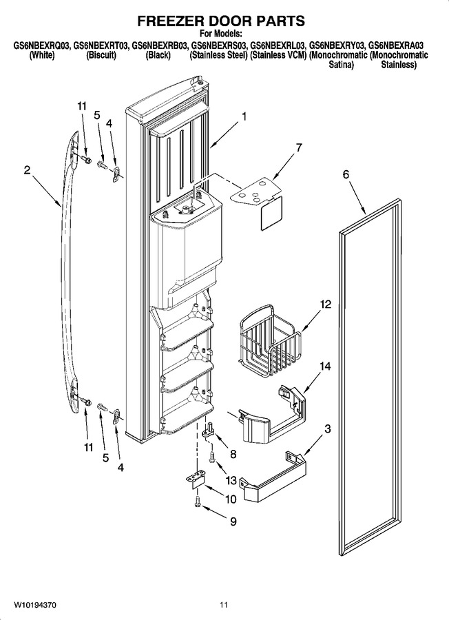 Diagram for GS6NBEXRQ03