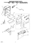 Diagram for 08 - Dispenser Front Parts