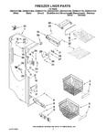 Diagram for 04 - Freezer Liner Parts