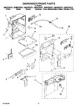 Diagram for 08 - Dispenser Front Parts