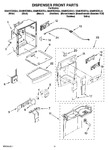 Diagram for 08 - Dispenser Front Parts