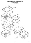 Diagram for 03 - Refrigerator Shelf Parts