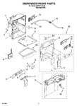 Diagram for 08 - Dispenser Front Parts