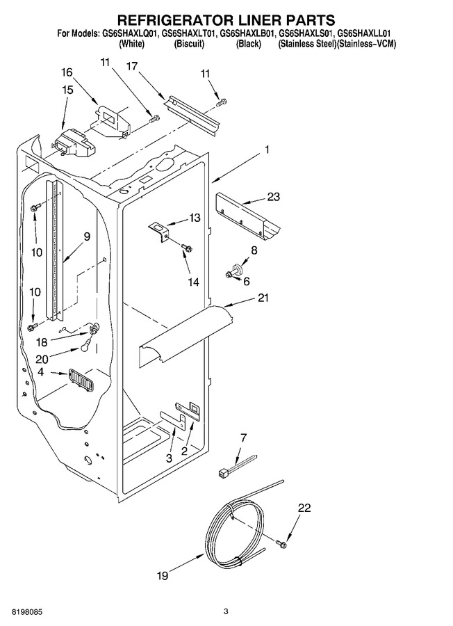 Diagram for GS6SHAXLT01