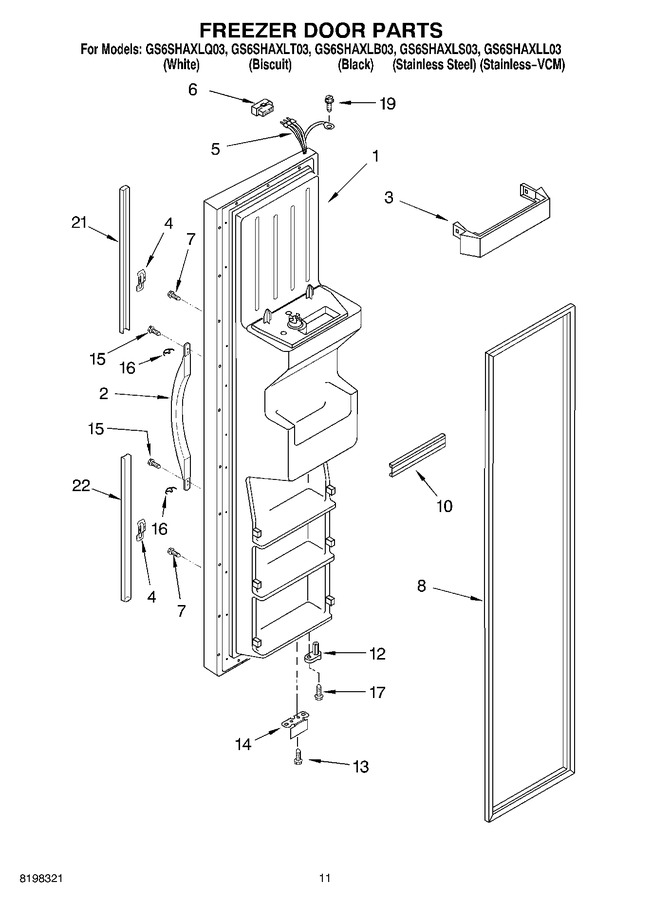 Diagram for GS6SHAXLT03