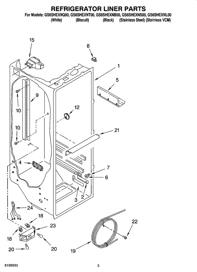 Diagram for GS6SHEXNQ00