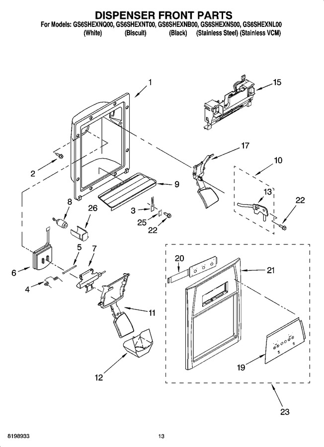 Diagram for GS6SHEXNS00