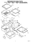 Diagram for 03 - Refrigerator Shelf Parts