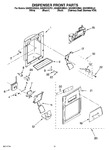 Diagram for 08 - Dispenser Front Parts