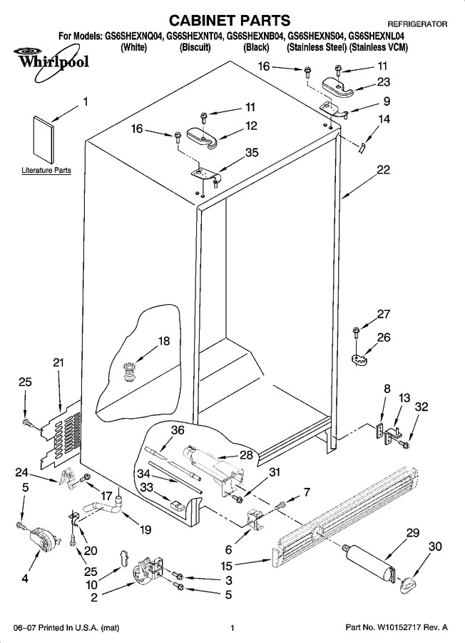 Diagram for GS6SHEXNB04