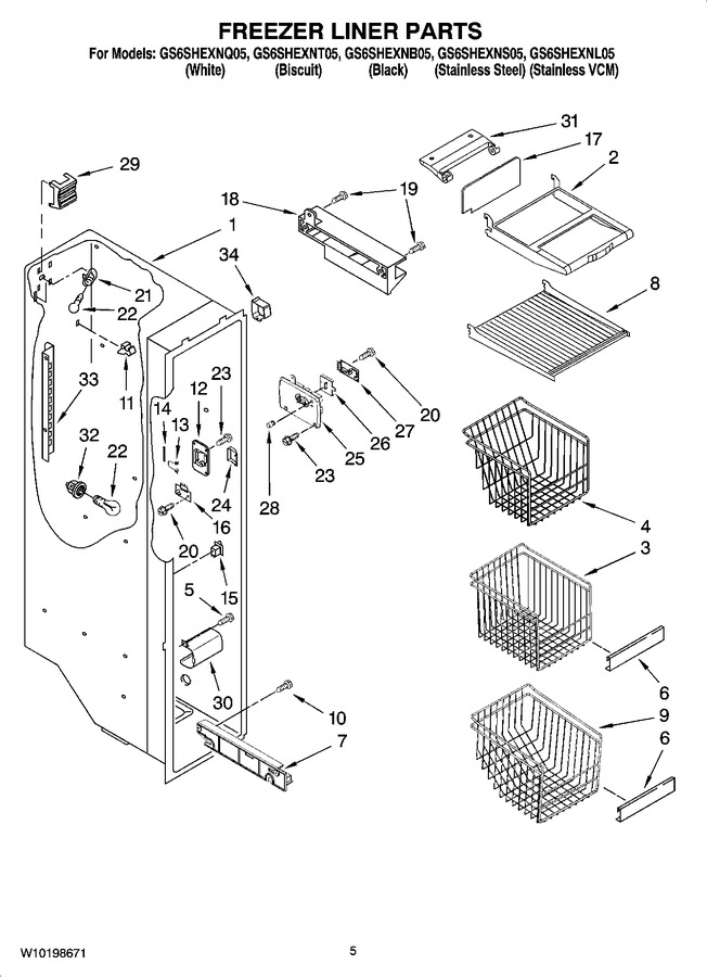 Diagram for GS6SHEXNS05