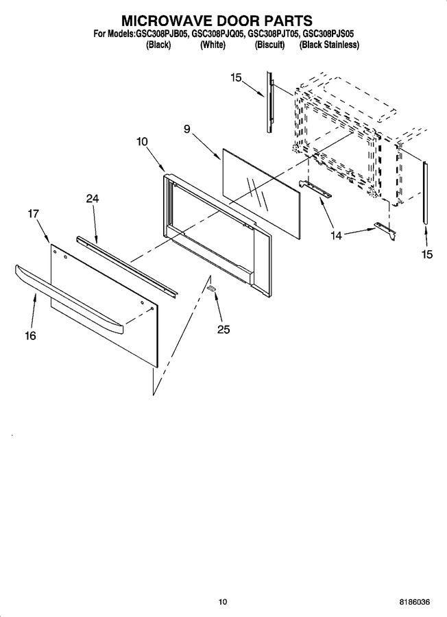 Diagram for GSC308PJQ05