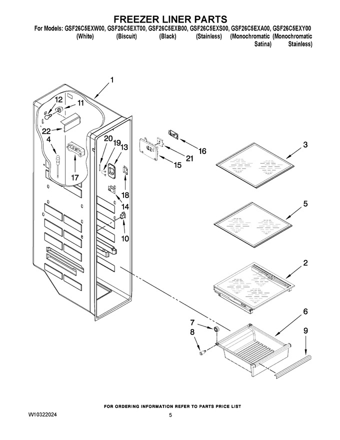 Diagram for GSF26C5EXS00