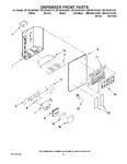 Diagram for 08 - Dispenser Front Parts