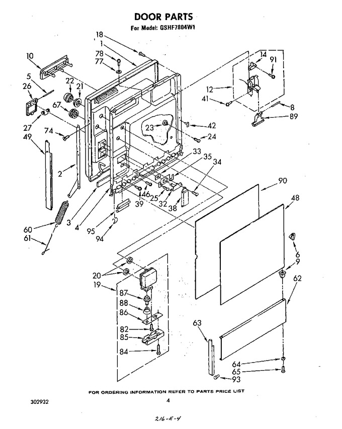 Diagram for GSHF7804W1