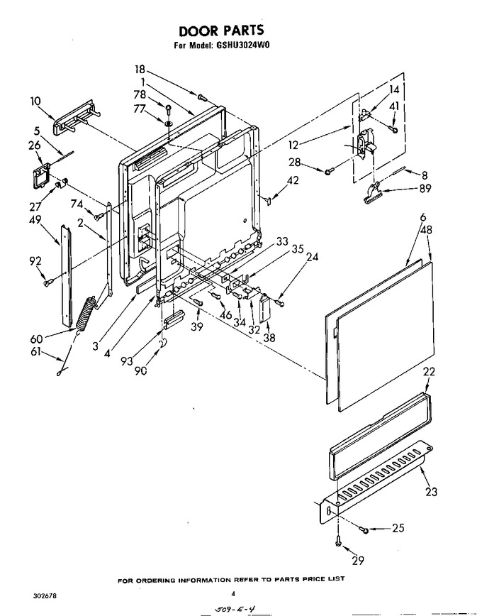 Diagram for GSHU3024W0