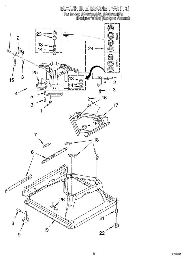 Diagram for GSN2000HZ0