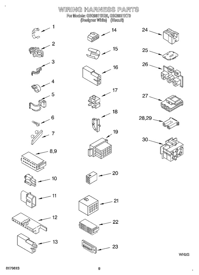 Diagram for GSQ9611KQ0