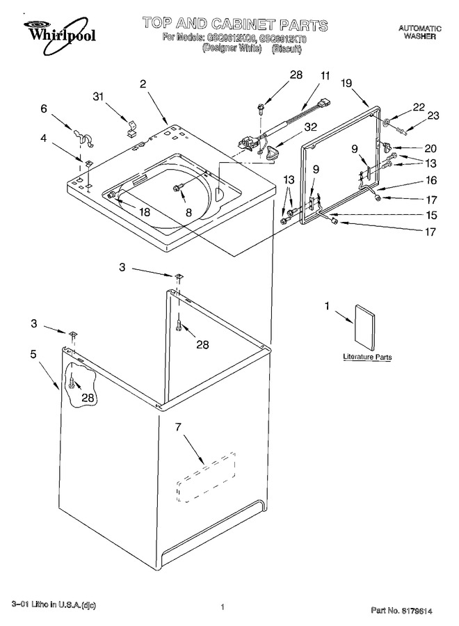 Diagram for GSQ9612KQ0