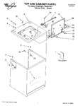 Diagram for 01 - Top And Cabinet, Literature