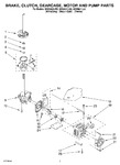 Diagram for 04 - Brake, Clutch, Gearcase, Motor And Pump