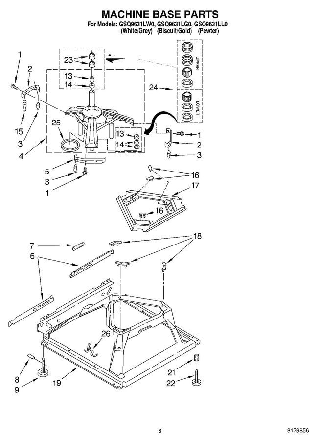 Diagram for GSQ9631LW0