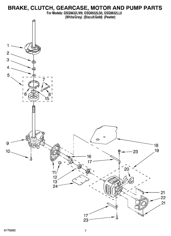 Diagram for GSQ9632LW0