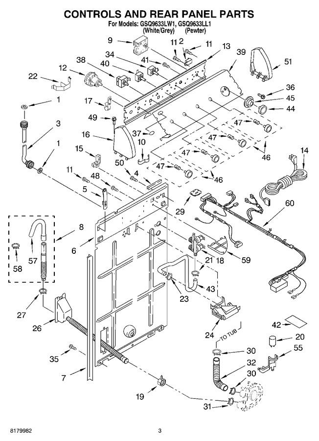 Diagram for GSQ9633LW1