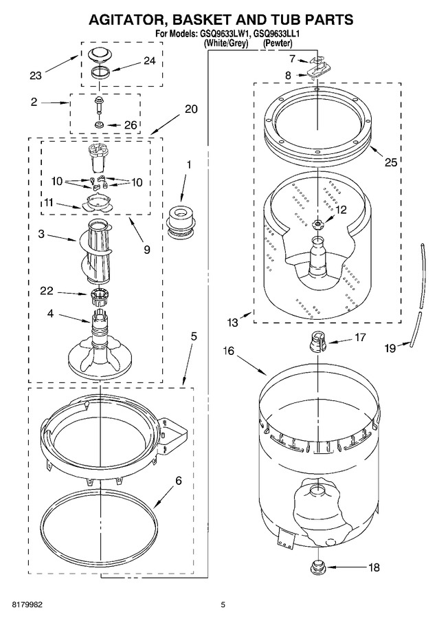 Diagram for GSQ9633LW1