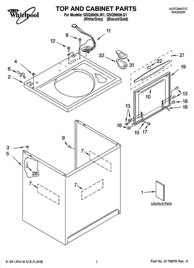 Diagram for GSQ9669LG1