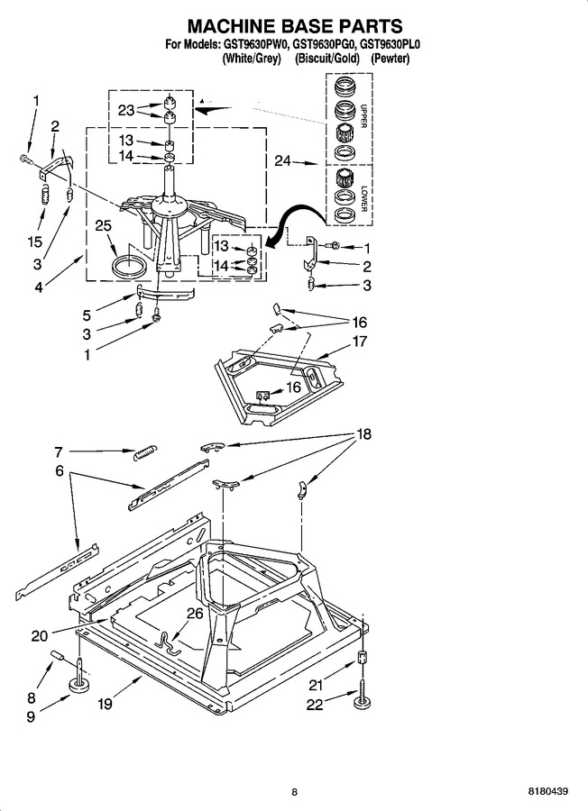 Diagram for GST9630PW0