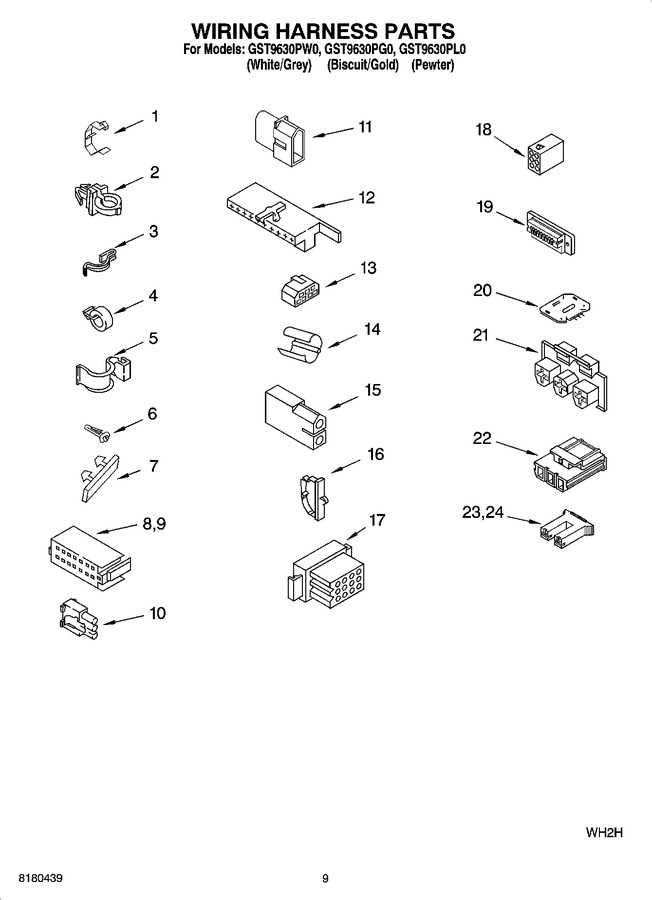 Diagram for GST9630PW0