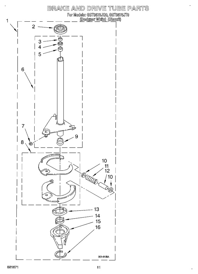 Diagram for GST9675JT0