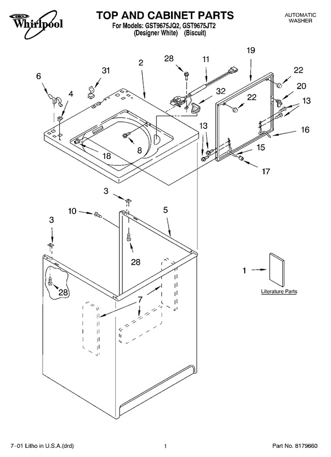 Diagram for GST9675JQ2