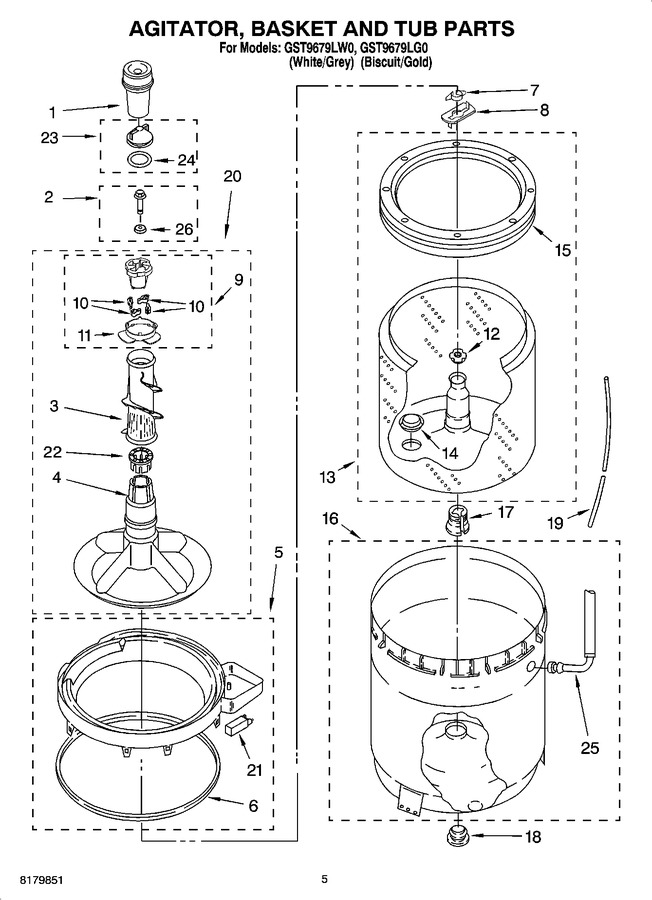 Diagram for GST9679LG0