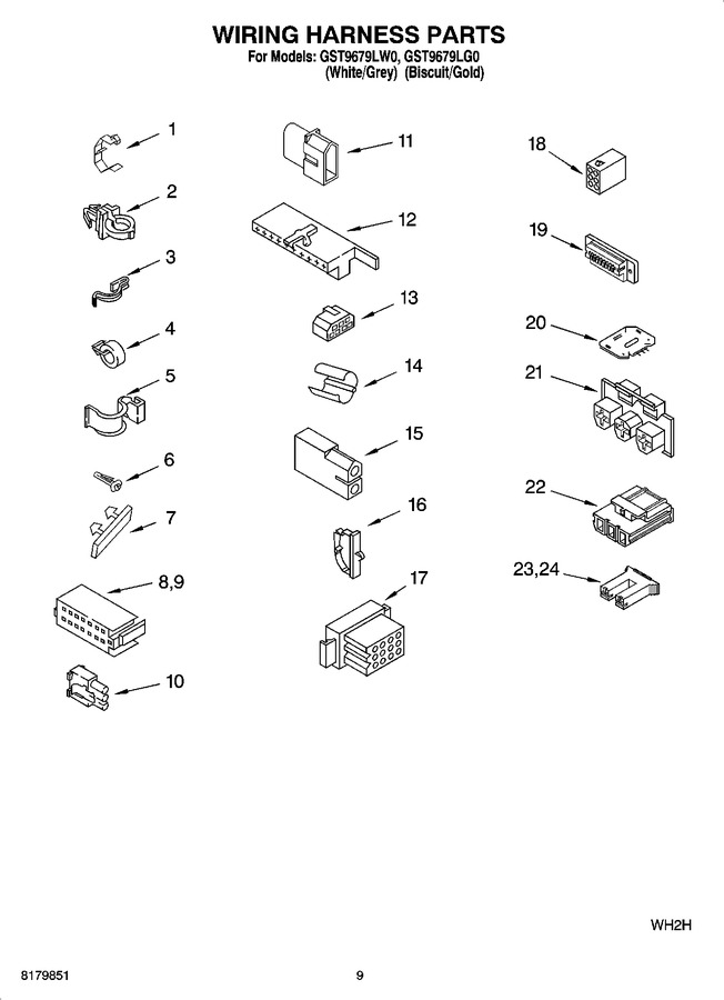 Diagram for GST9679LW0