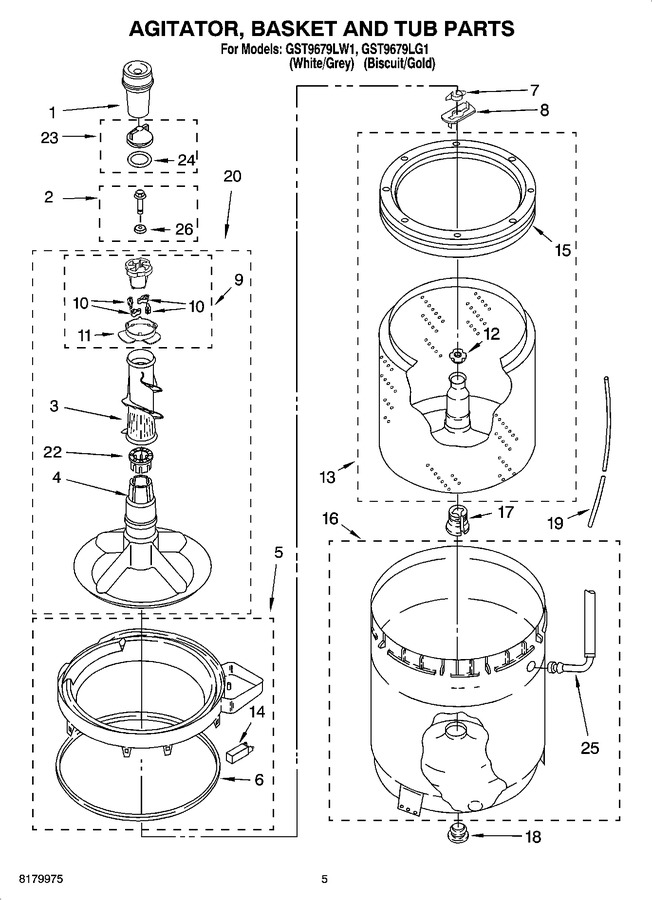 Diagram for GST9679LW1