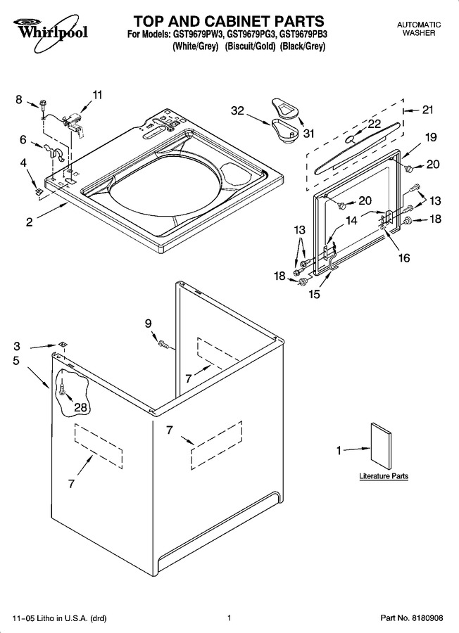 Diagram for GST9679PG3